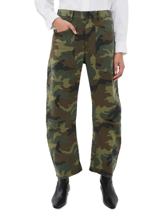 NILI LOTAN Nili Lotan Shon キャンバスパンツ カモフラージュの商品画像
