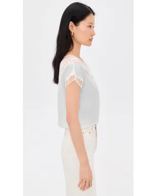 Nili Lotan カイラ ラミー トップ アイボリー - サムネイル4