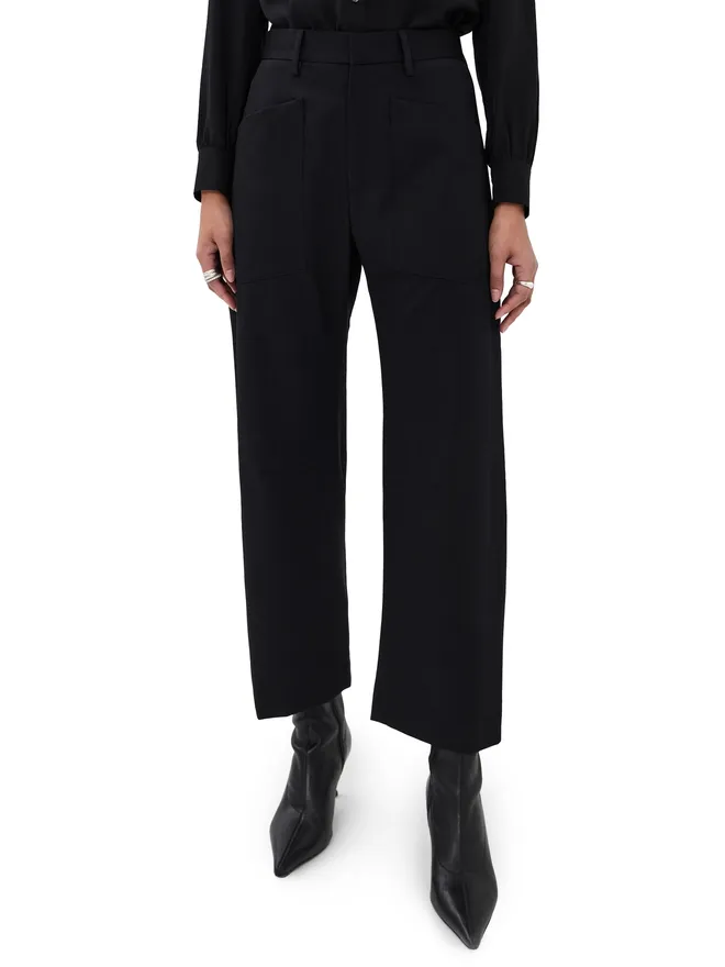 NILI LOTAN Nili Lotan ション ウールパンツ（ブラック）の商品画像