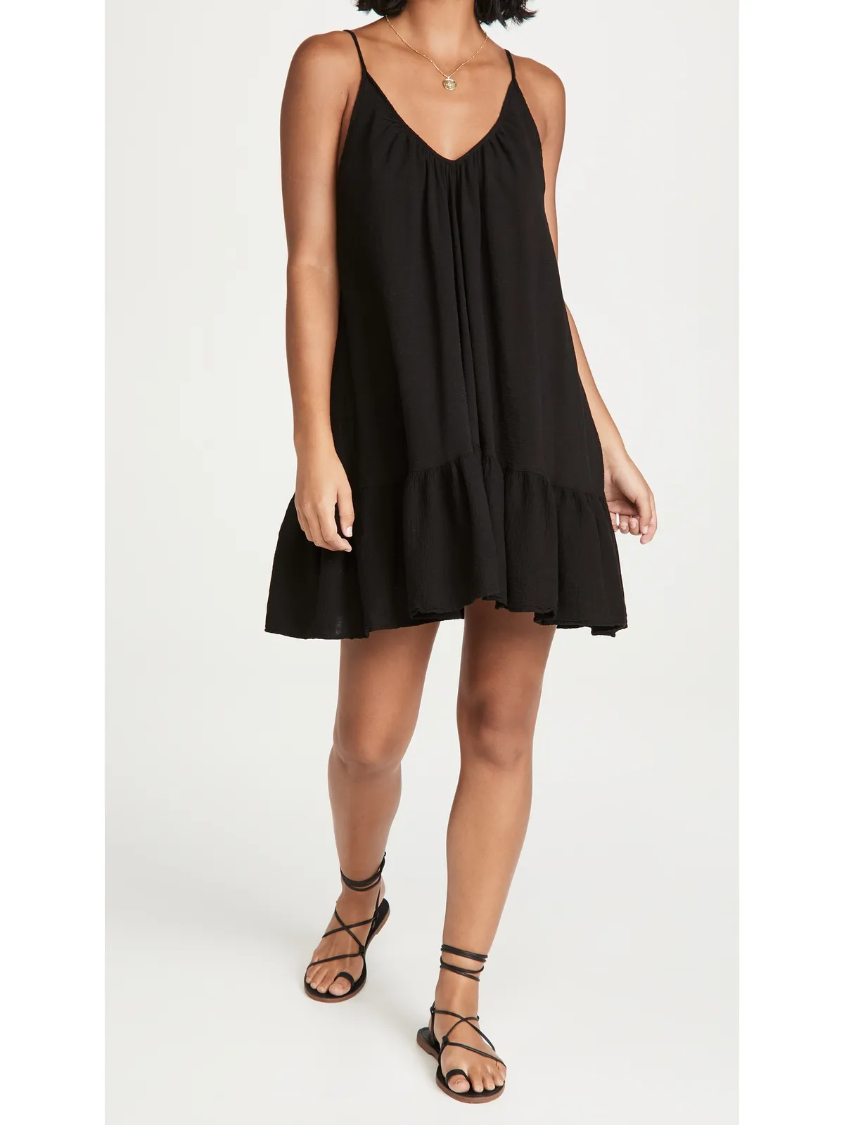 9seed St. Tropez Mini Dress Black - 画像5