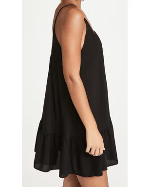 9seed St. Tropez Mini Dress Black - サムネイル4