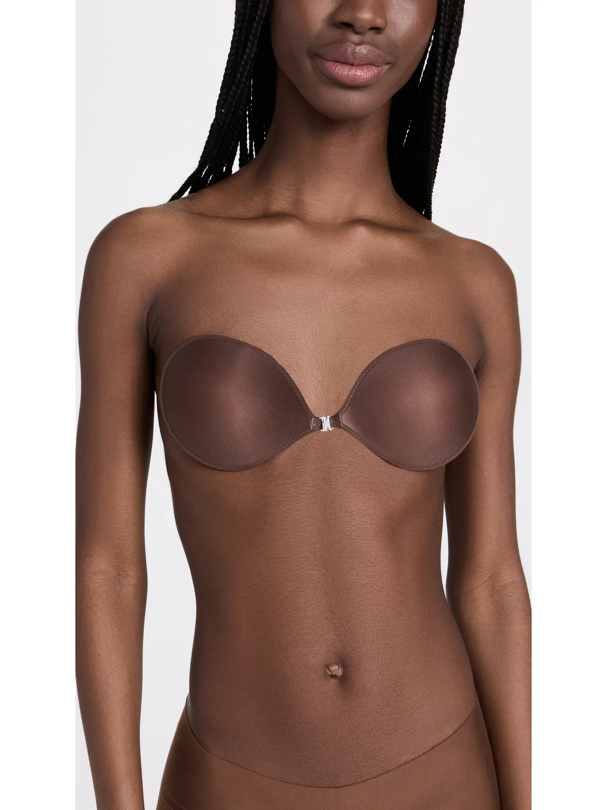 NuBra ベーシック フェザーライト ブラ チョコレート Eカップ - 画像2