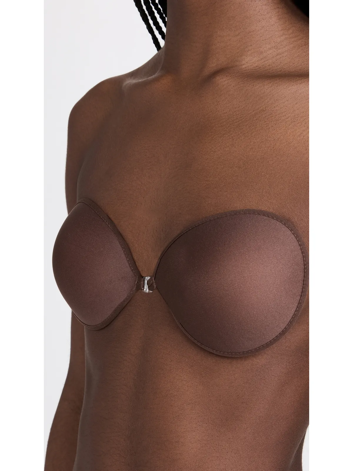 NuBra ベーシック フェザーライト ブラ チョコレート Eカップ - 画像3