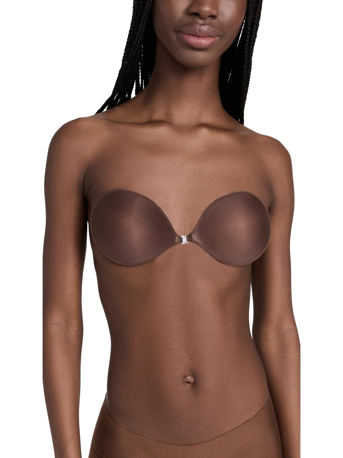 NuBra ベーシック フェザーライト ブラ チョコレート Eカップ - 画像4