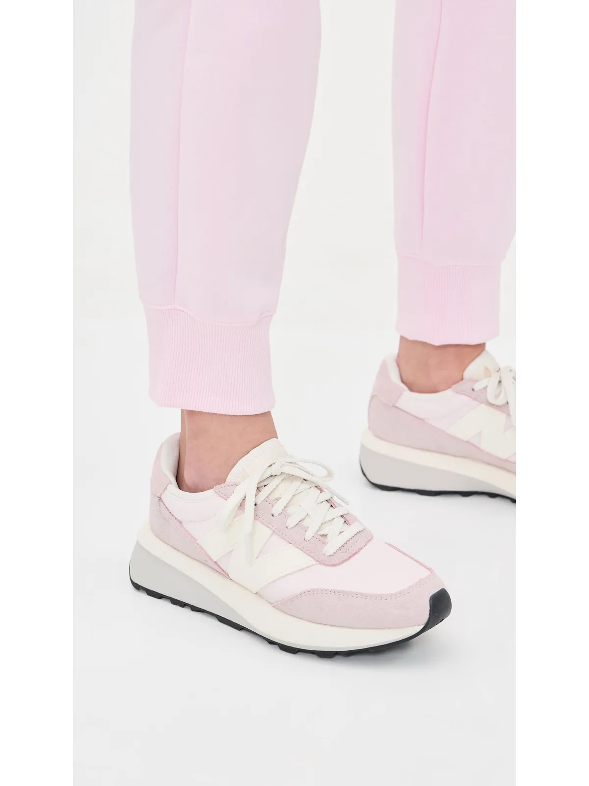 New Balance スニーカー 370 ピンク - 画像3
