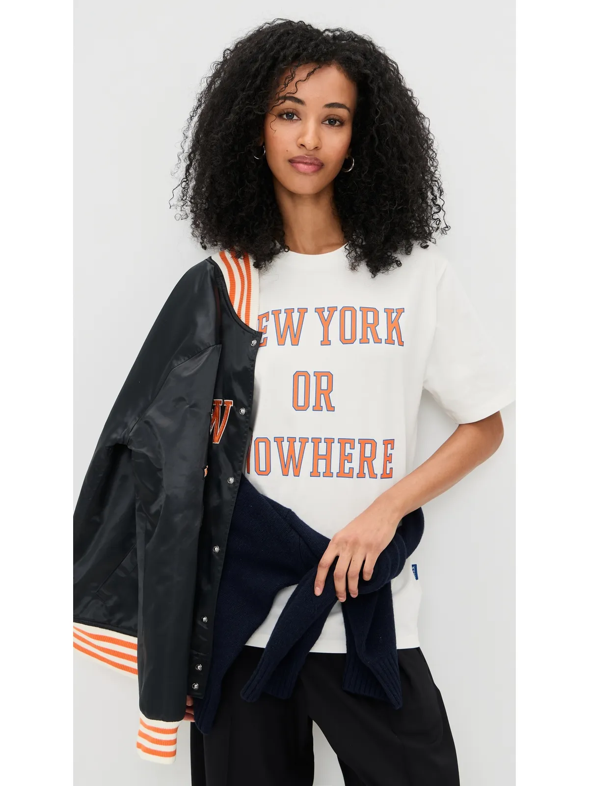 New York or Nowhere ニックス クラシックTシャツ オフホワイト - 画像2