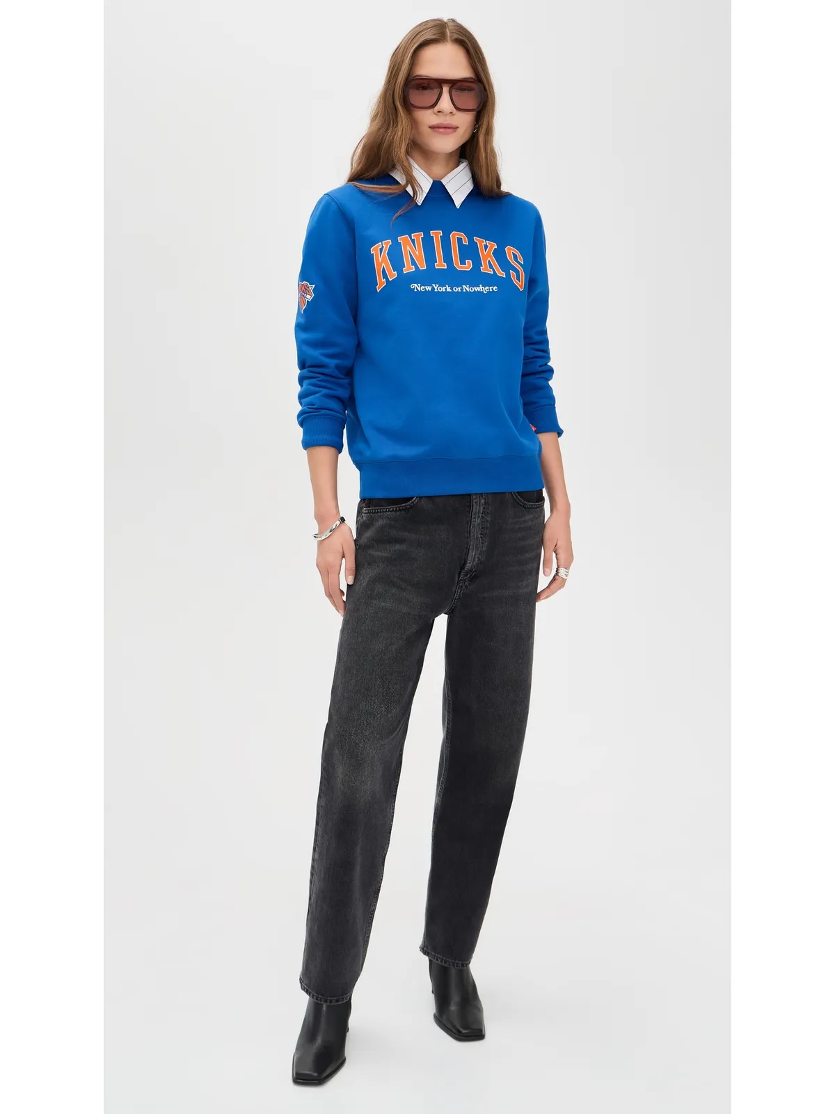 New York or Nowhere Knicks Alumni クルーネック スウェットシャツ - 画像5