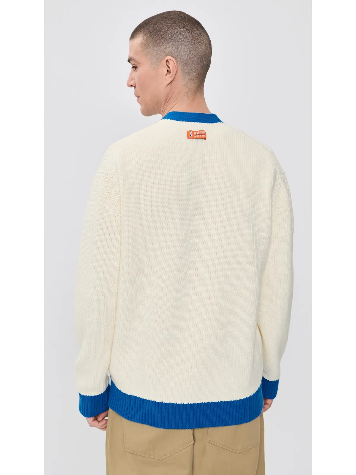 New York or Nowhere ニックス ラフターズ カーディガン Off White - 画像5