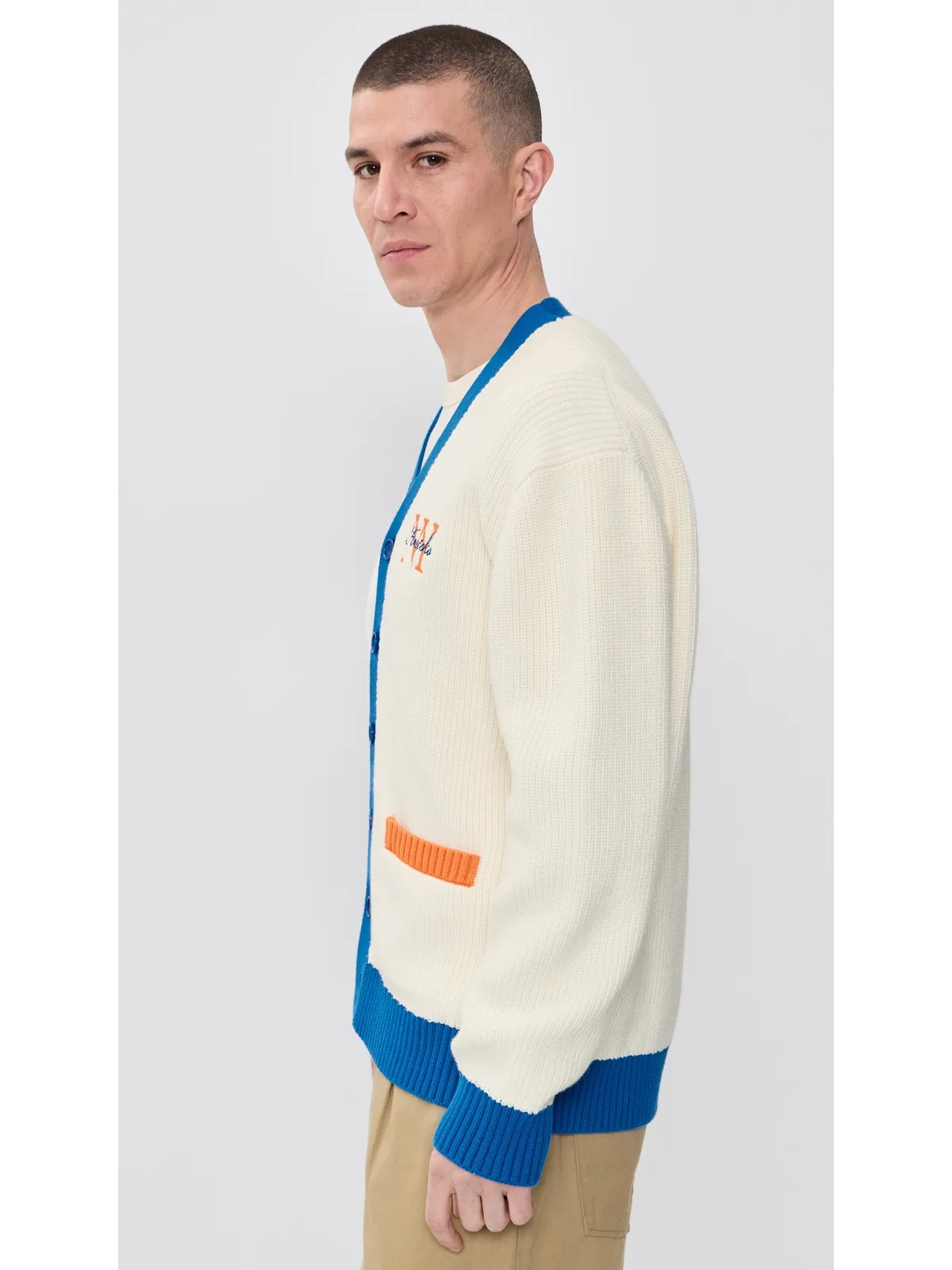 New York or Nowhere ニックス ラフターズ カーディガン Off White - 画像6