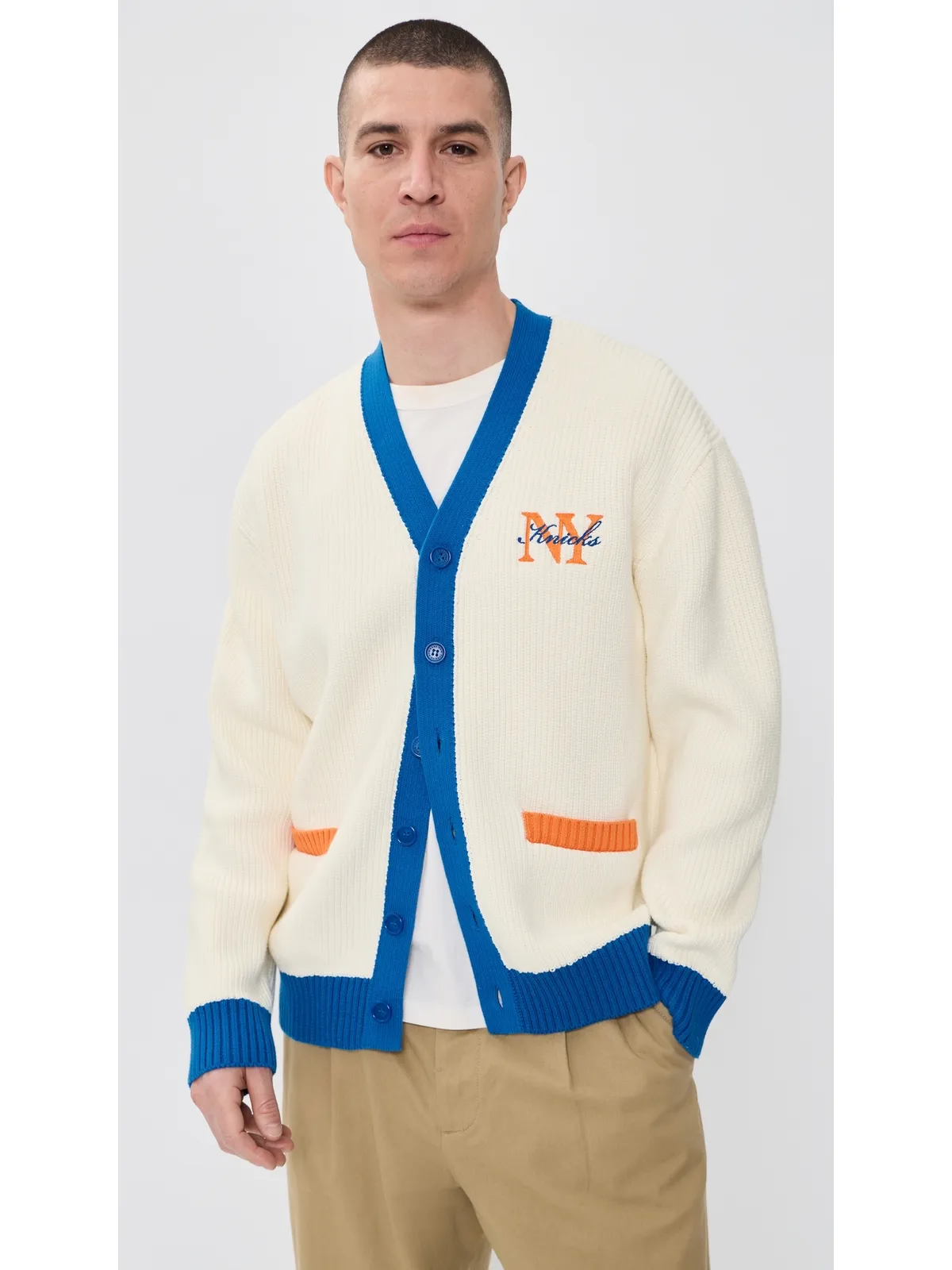 New York or Nowhere ニックス ラフターズ カーディガン Off White - 画像4