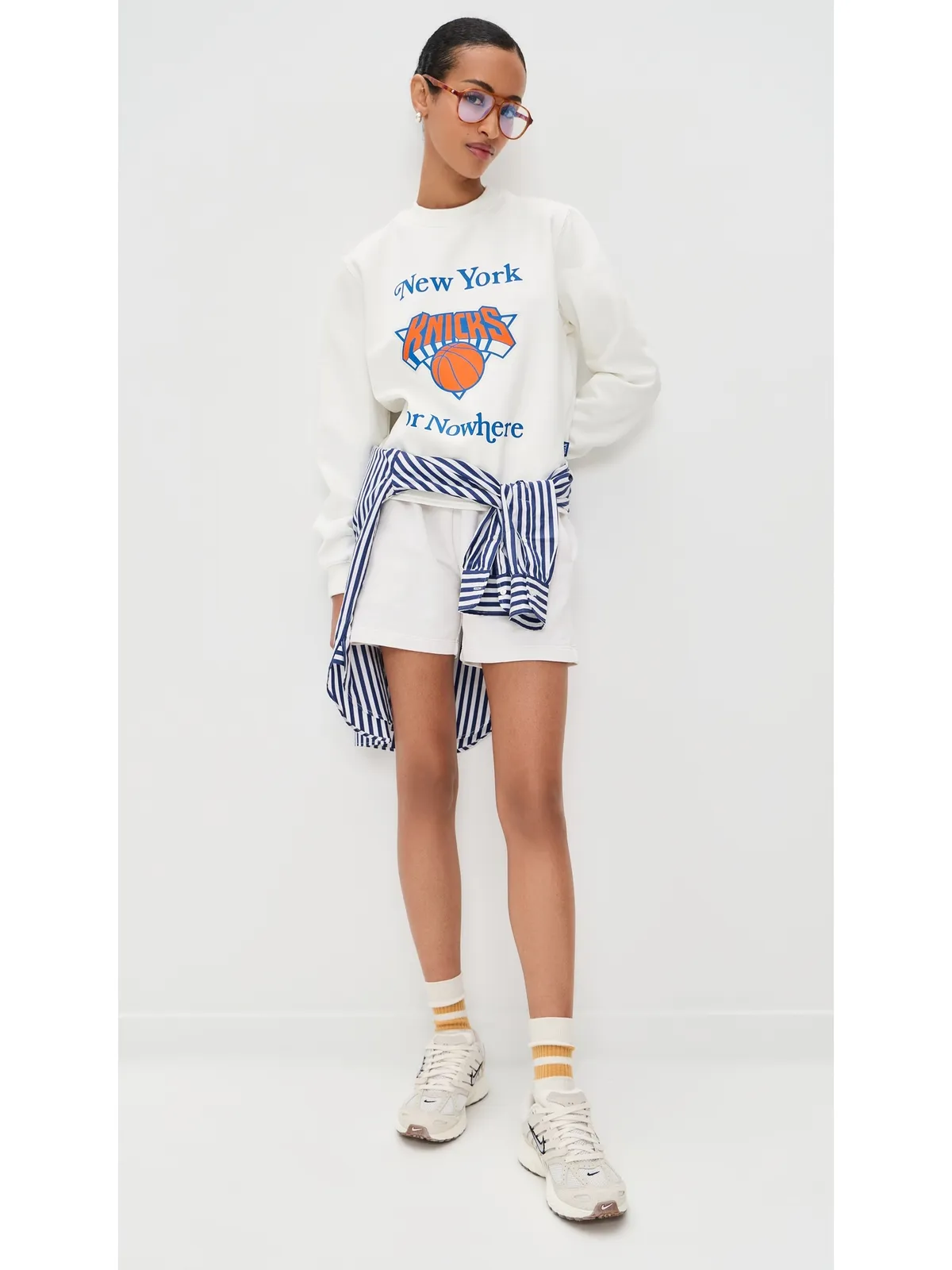 New York or Nowhere Knicks Give & Go ウィメンズ クルーネック - 画像5