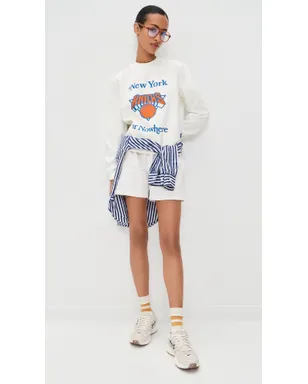 New York or Nowhere Knicks Give & Go ウィメンズ クルーネック - サムネイル5