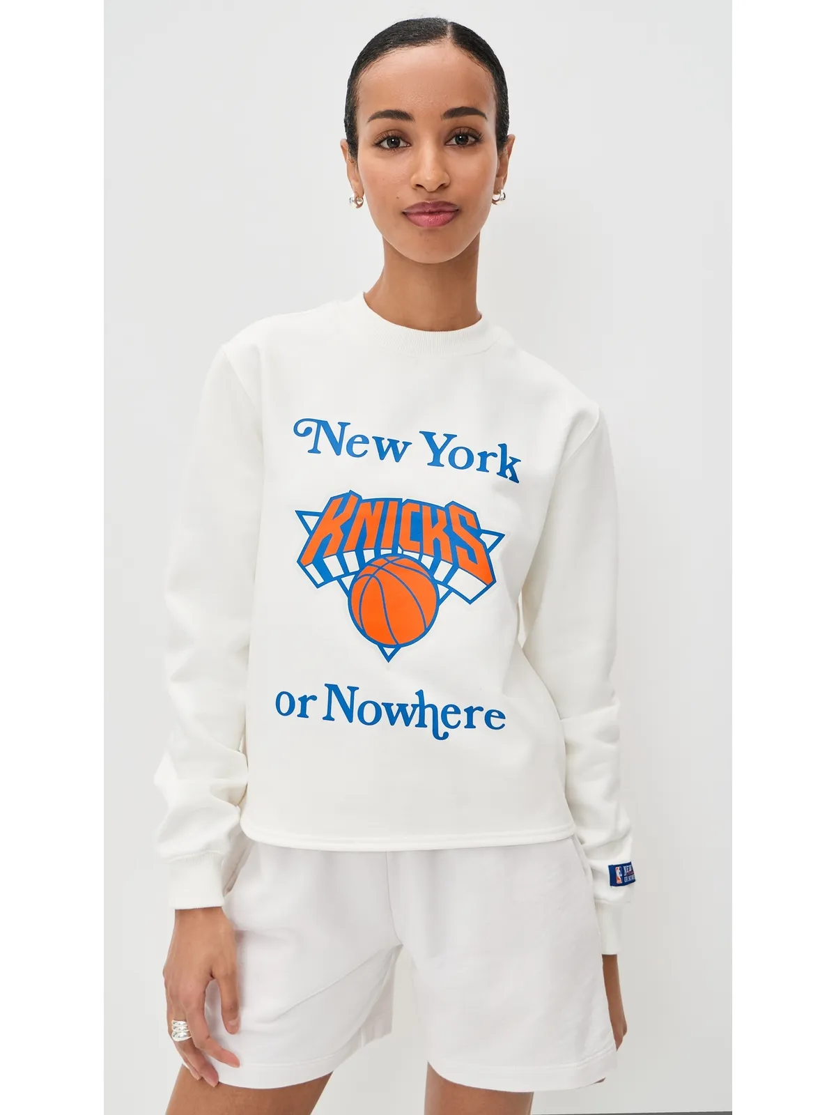 New York or Nowhere Knicks Give & Go ウィメンズ クルーネック - 画像2