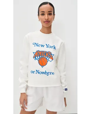 New York or Nowhere Knicks Give & Go ウィメンズ クルーネック - サムネイル2