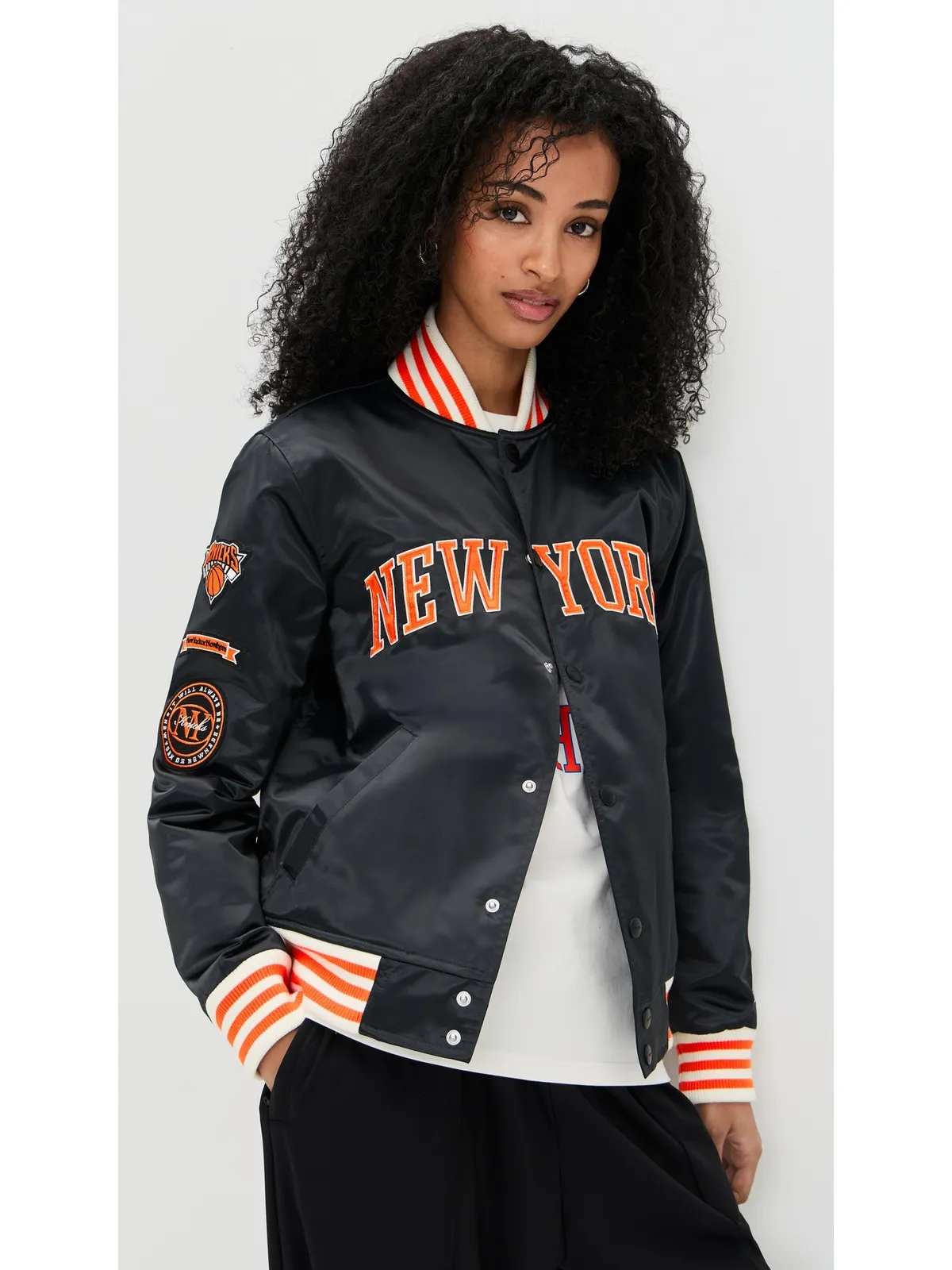 New York or Nowhere ニックス ミッドタウン バーシティジャケット - 画像2