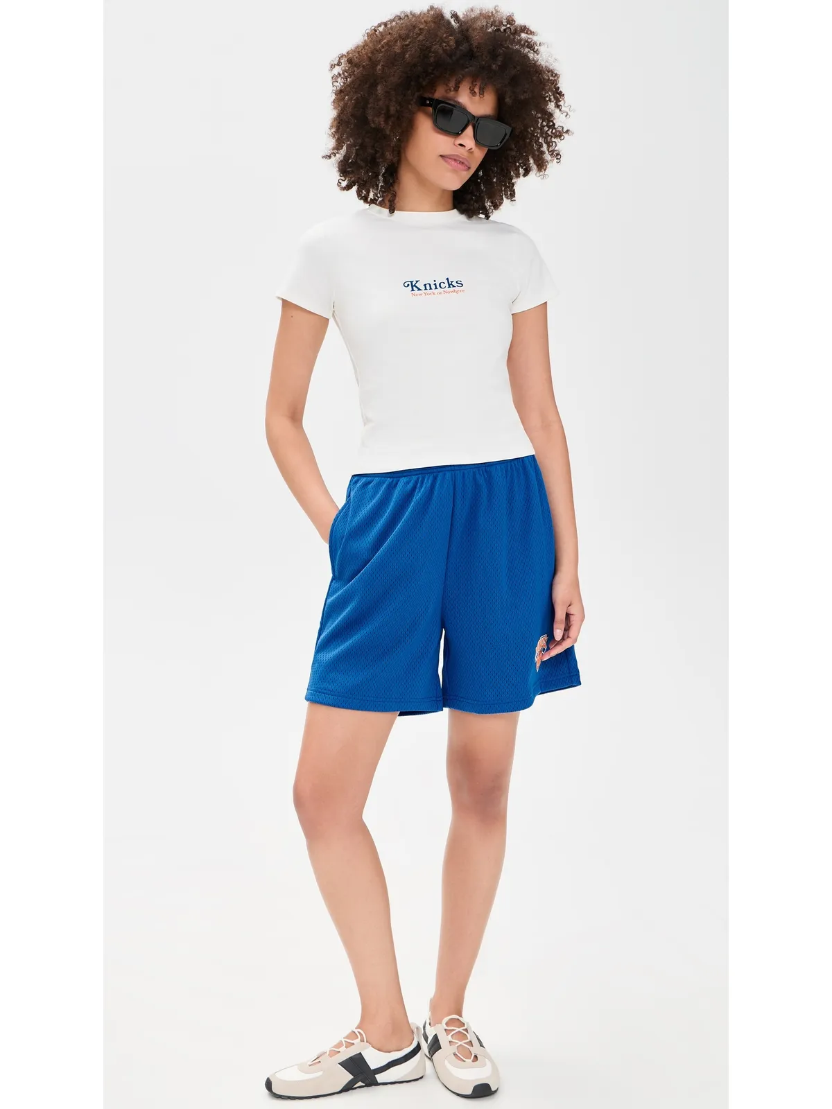 New York or Nowhere Knicks Give & Go ベビーTシャツ オフホワイト - 画像5