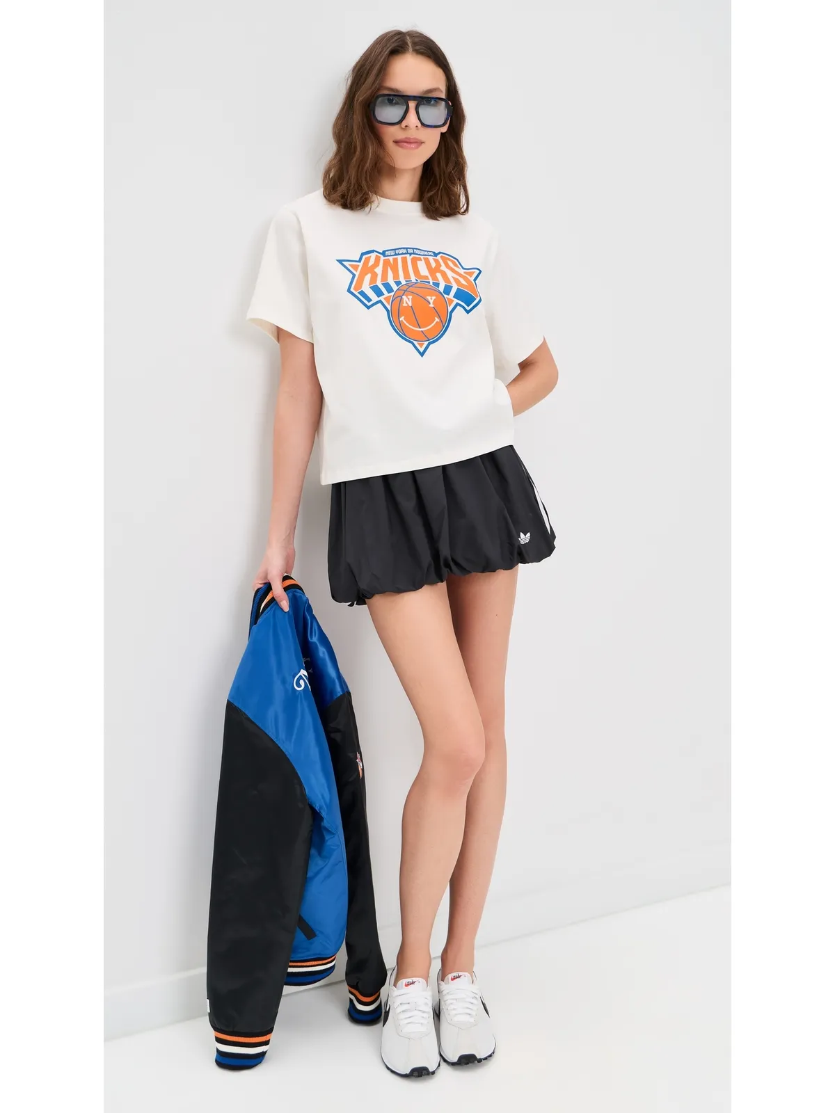 New York or Nowhere ニックス ドリームチーム リラックスTシャツ オフホワイト - 画像5
