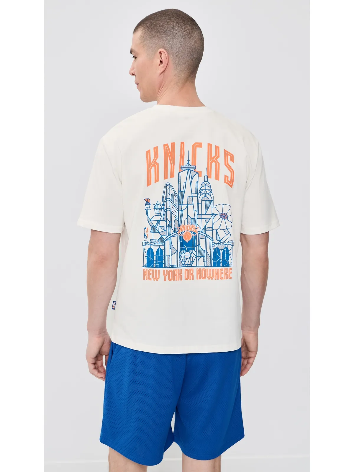 New York or Nowhere Knicks スカイスクレーパー Tシャツ - 画像5