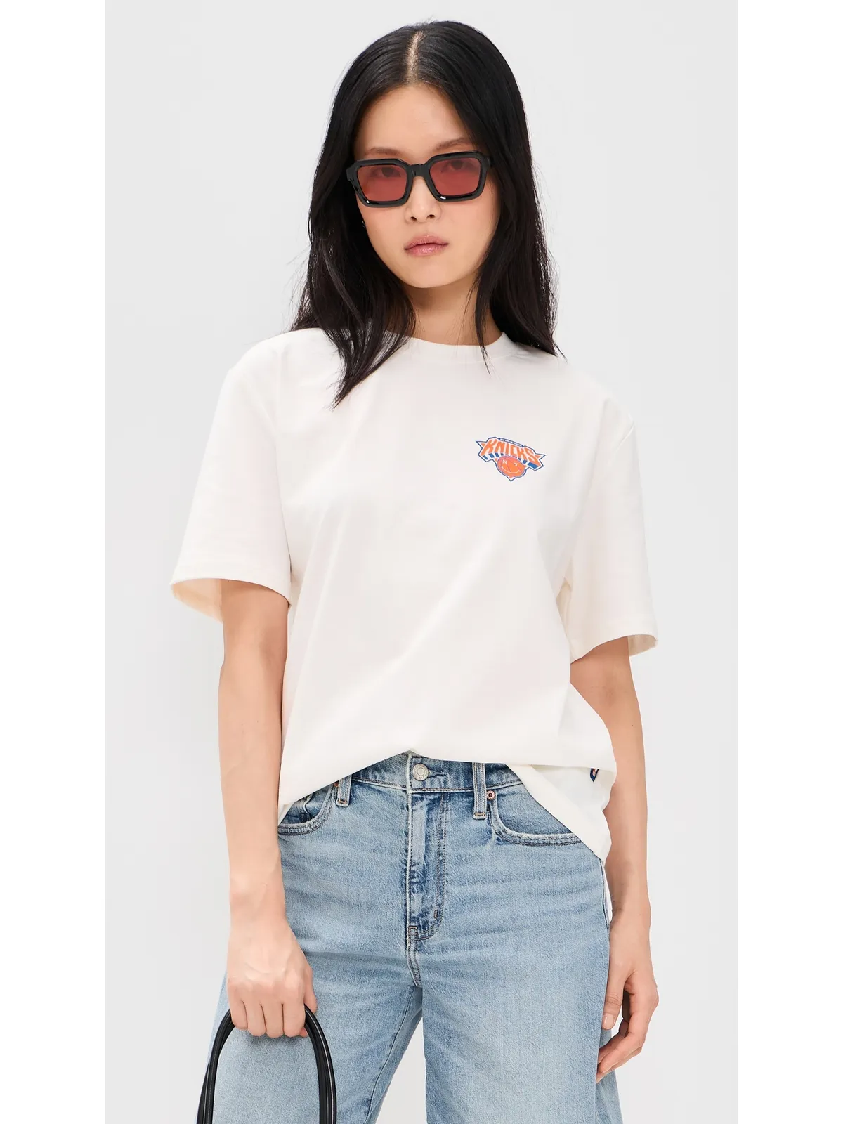 New York or Nowhere Knicks スカイスクレーパー Tシャツ - 画像3