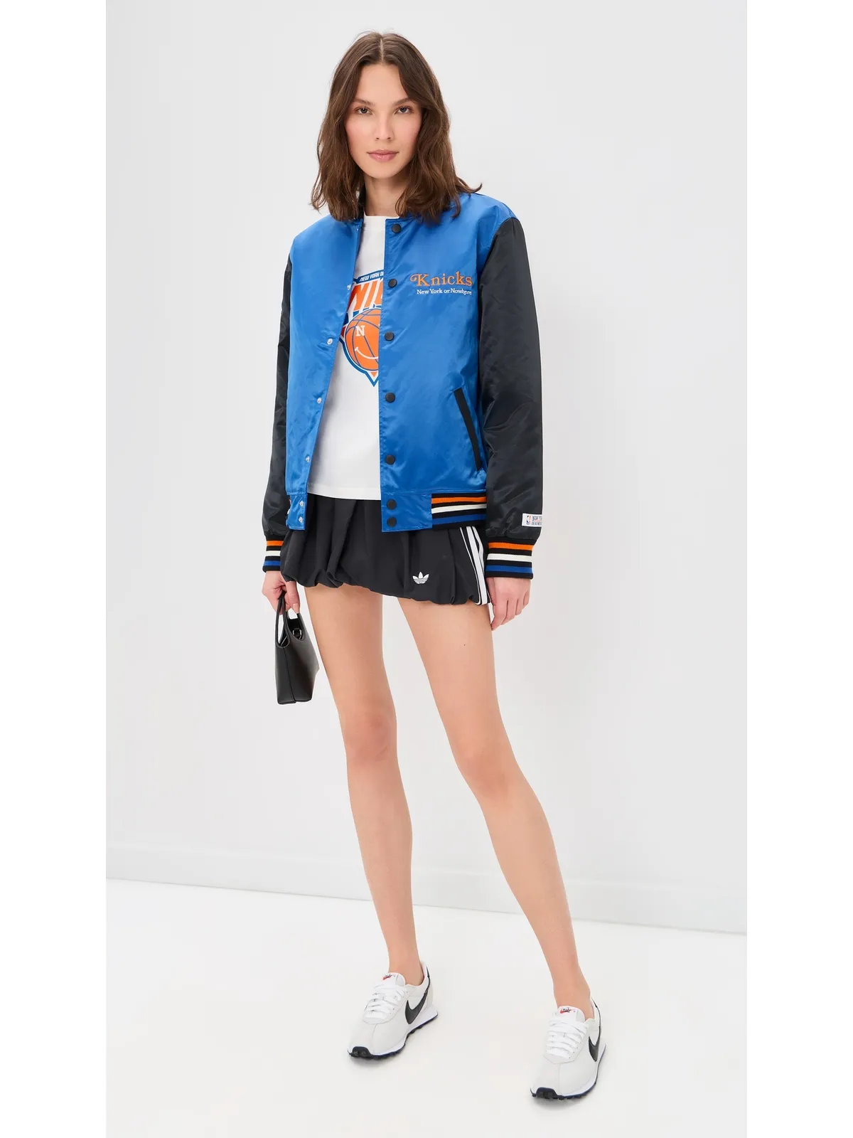 New York or Nowhere Knicks Give & Go Varsity Jacket - 画像5