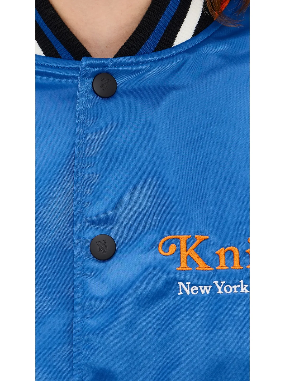 New York or Nowhere Knicks Give & Go Varsity Jacket - 画像6