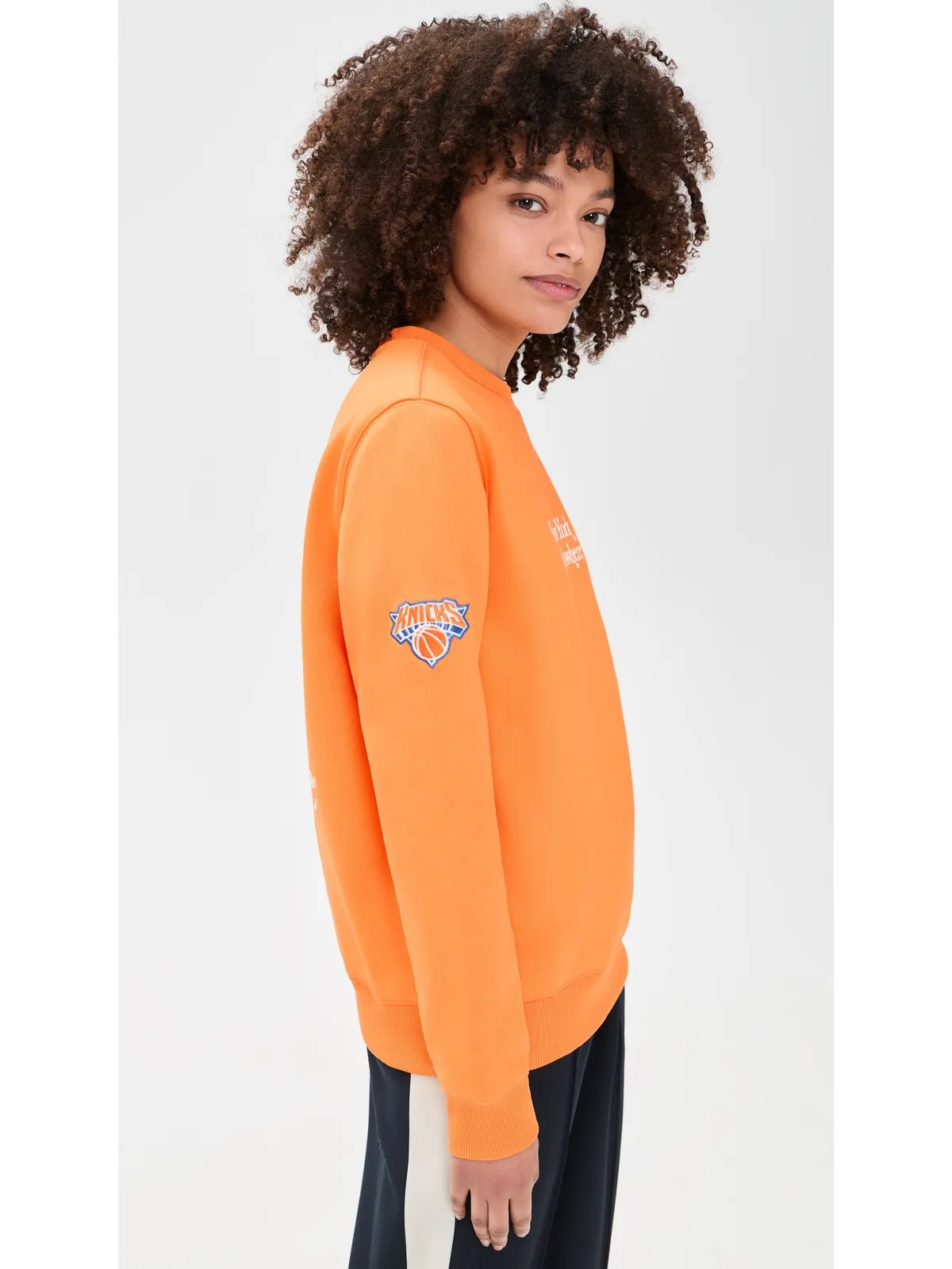 New York or Nowhere Knicks クラシック クルーネック スウェットシャツ - 画像4