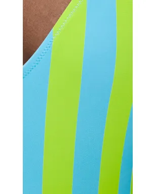 Solid & Striped ミシェル ワンピース水着 Ocean Mist/Sour Apple - サムネイル6