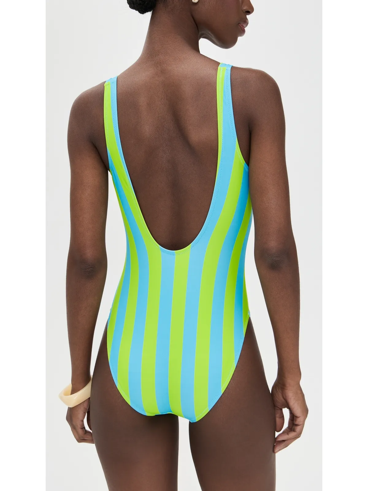 Solid & Striped ミシェル ワンピース水着 Ocean Mist/Sour Apple - 画像3