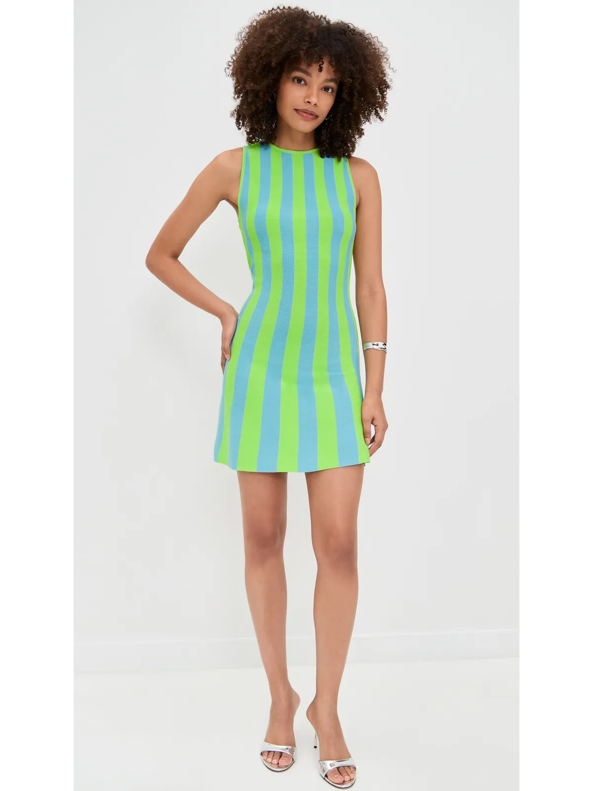Solid & Striped ミニ Lucerne Dress Ocean Mist/Sour Apple - 画像5