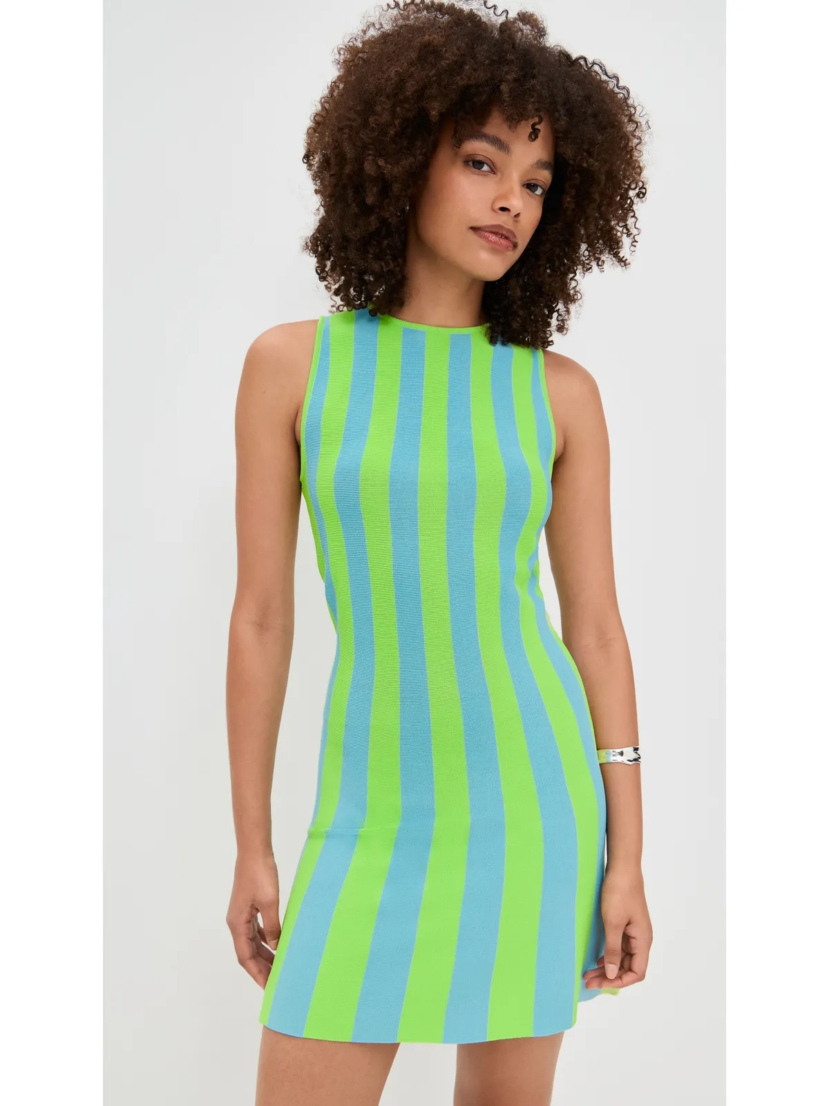Solid & Striped ミニ Lucerne Dress Ocean Mist/Sour Apple - 画像2