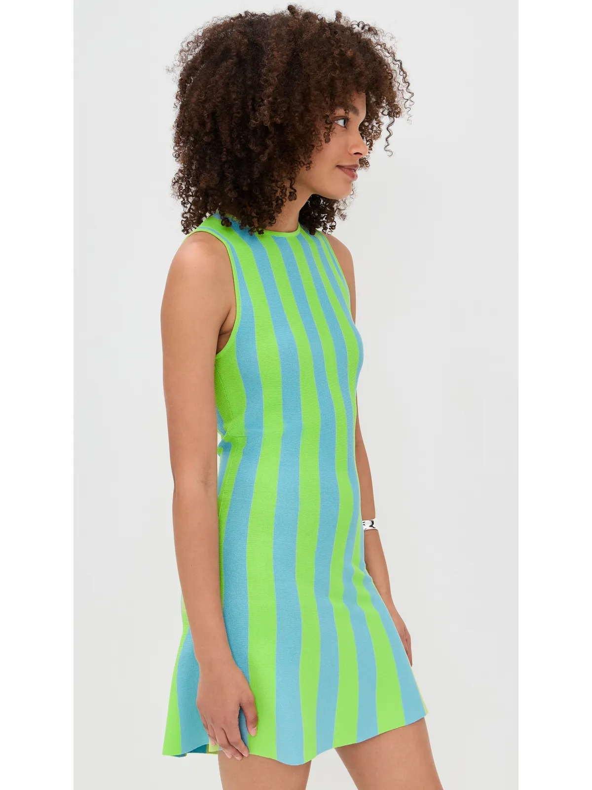 Solid & Striped ミニ Lucerne Dress Ocean Mist/Sour Apple - 画像4
