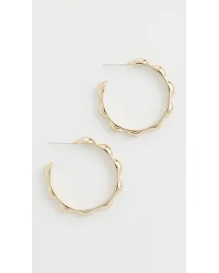 Sophie Blake セレナ スカラップ フープピアス - サムネイル2