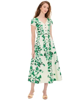 SALONI Zoey Dress サフィア ヴァインズ プリント - サムネイル1