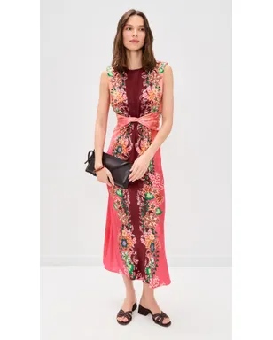 SALONI Gwen Dress フィオリ ボーダー プリント - サムネイル5