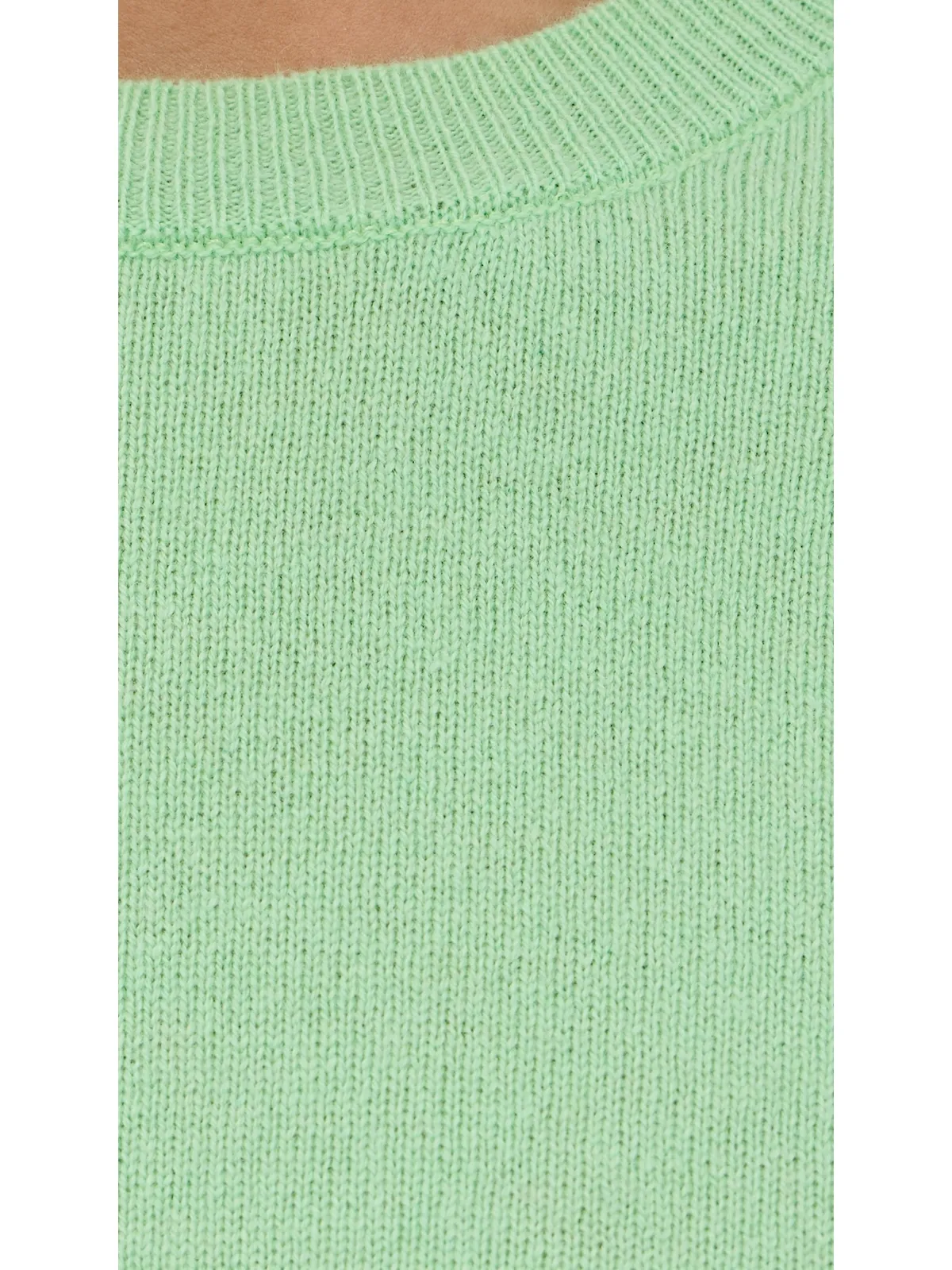 Sablyn チャールストン リラックスド カシミア クルーネック ティー ライム - 画像6