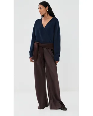 Sablyn コーダ ラップ風 カシミヤ セーター - サムネイル5