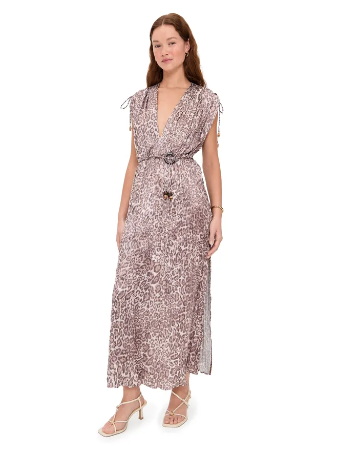 Sabina Musayev Sabina Musayev Valentinaドレス レオパードプリントの商品画像