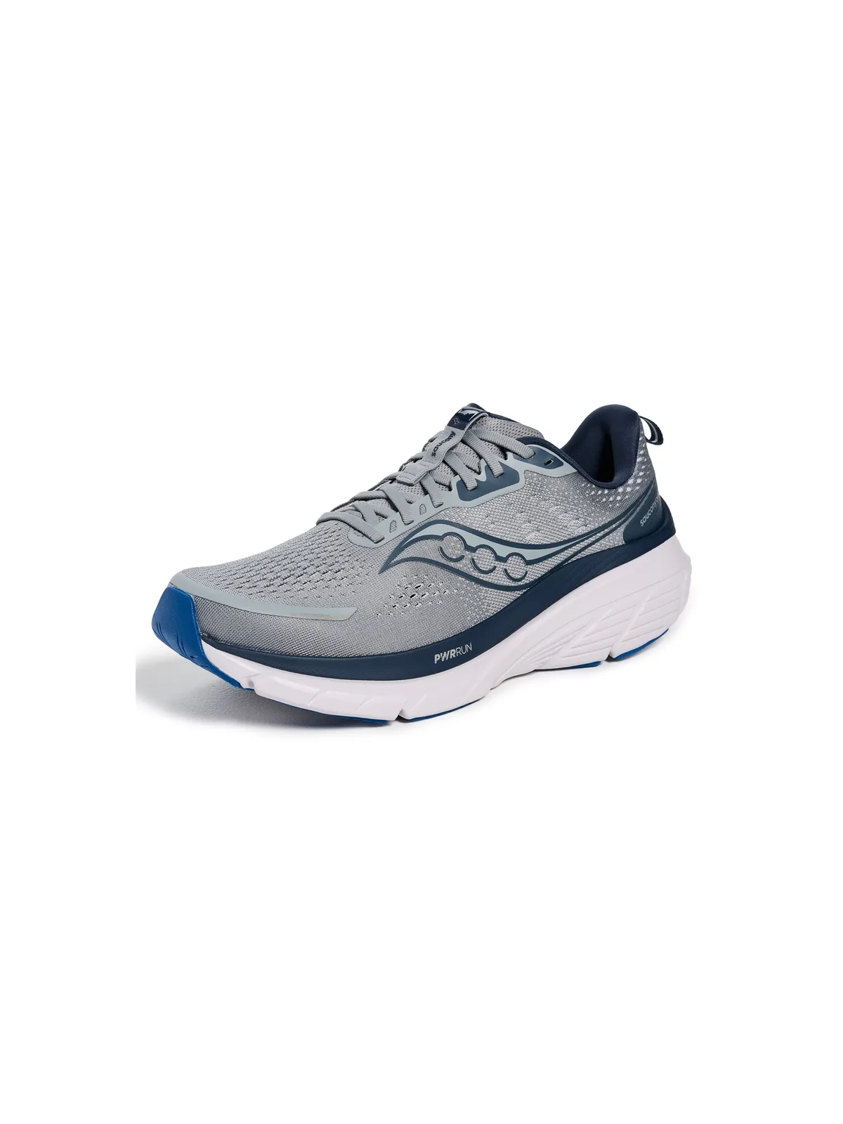 Saucony ガイド18 スニーカー フリント/ネイビー - 画像1