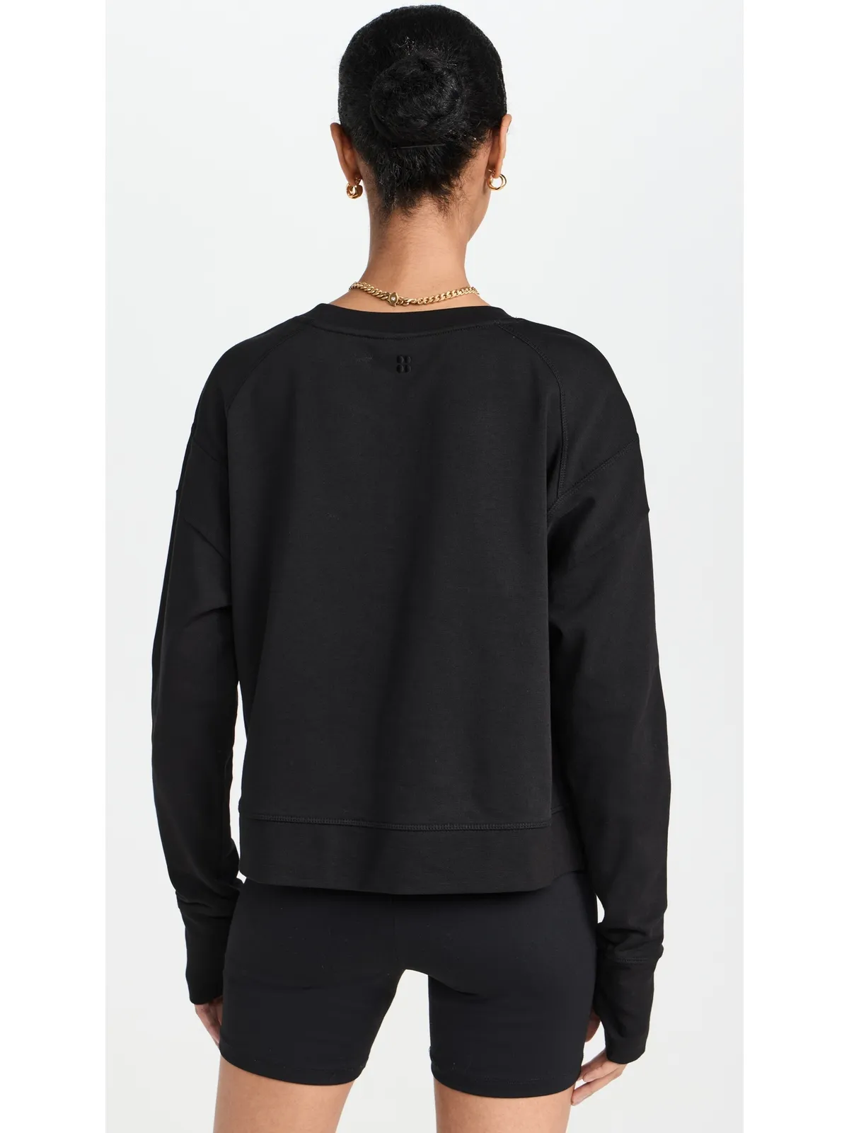 Sweaty Betty アフタークラス クロップスウェットシャツ - 画像3