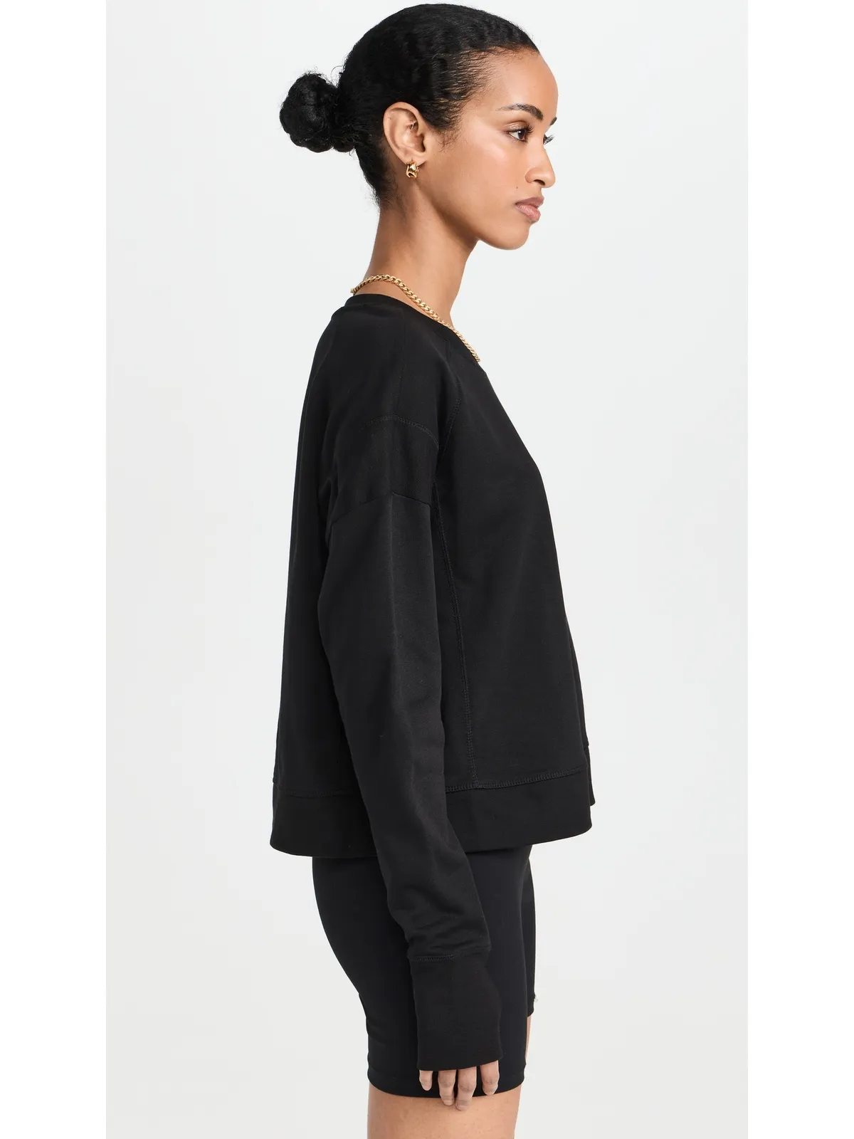Sweaty Betty アフタークラス クロップスウェットシャツ - 画像4