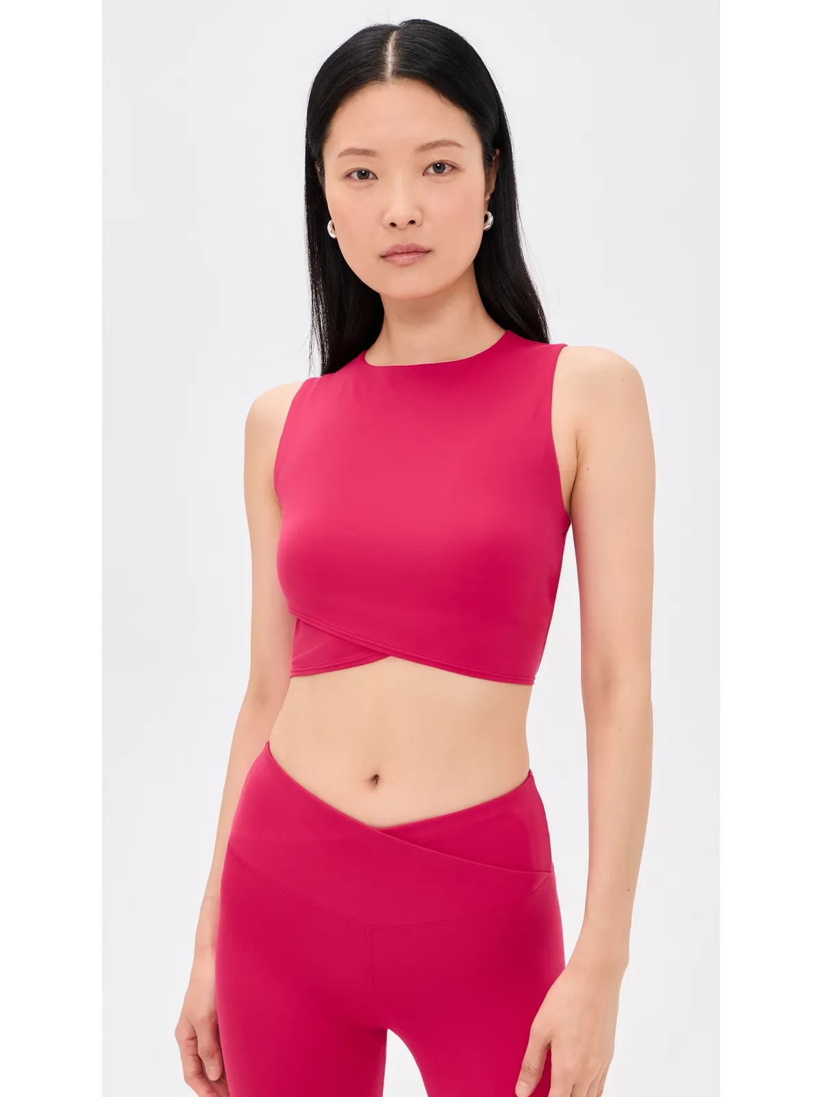 Sweaty Betty オールデイ クロップド ラップ タンク - 画像2