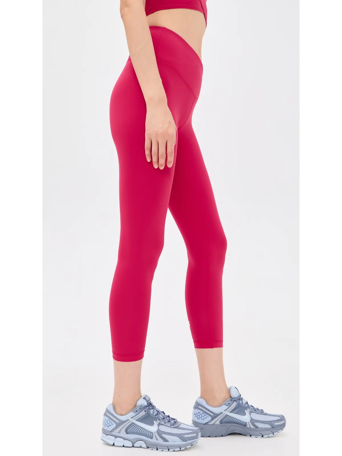 Sweaty Betty All Day 7/8 Wrap Waist Leggings Crimson Red - 画像4