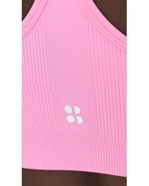 Sweaty Betty スピリット・リストアド セームレス ヨガブラ Guava Pink - サムネイル6