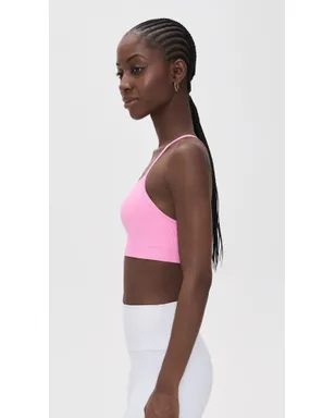 Sweaty Betty スピリット・リストアド セームレス ヨガブラ Guava Pink - サムネイル4