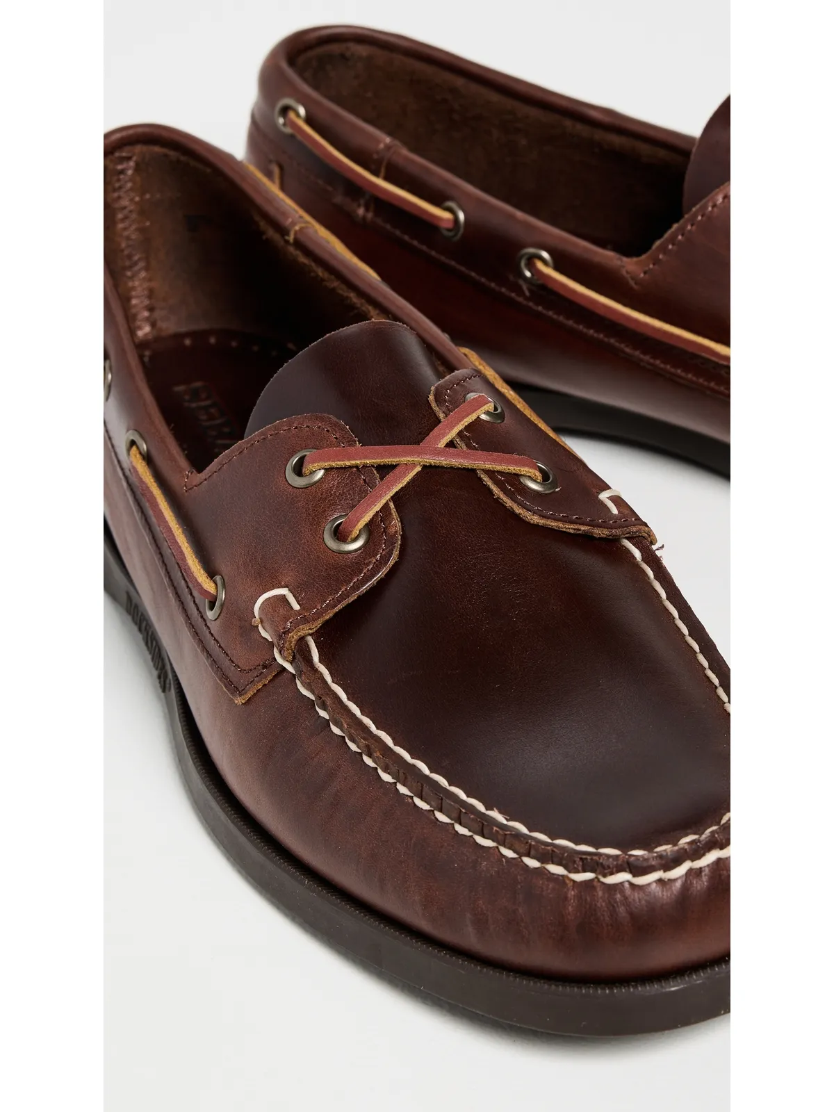 Sebago ドックサイド Portland ワックスレザー ボートシューズ - 画像5