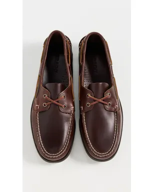 Sebago ドックサイド Portland ワックスレザー ボートシューズ - サムネイル4