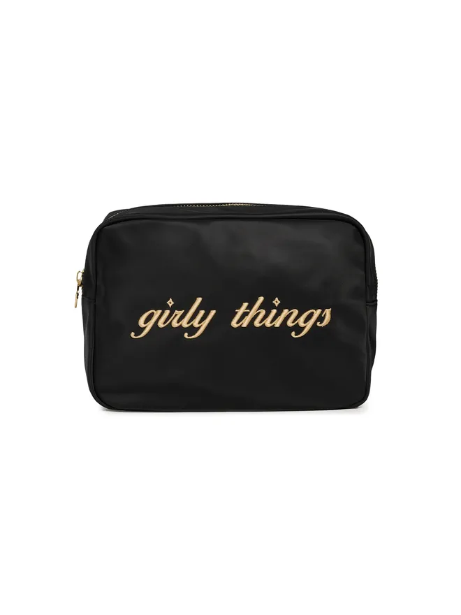 Stoney Clover Lane Stoney Clover Lane Girly Things 刺繍入り大型ポーチの商品画像