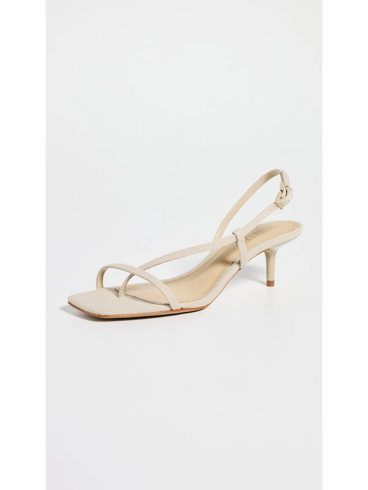Schutz ヘロイーズ サンダル ヒール オイスター - 画像2