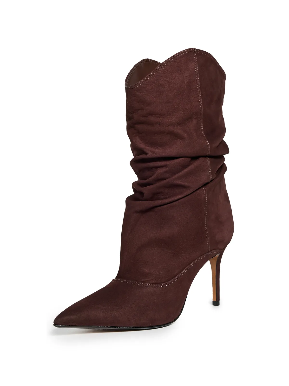 Schutz Maryana Slouch Boots Root Brown - 画像1