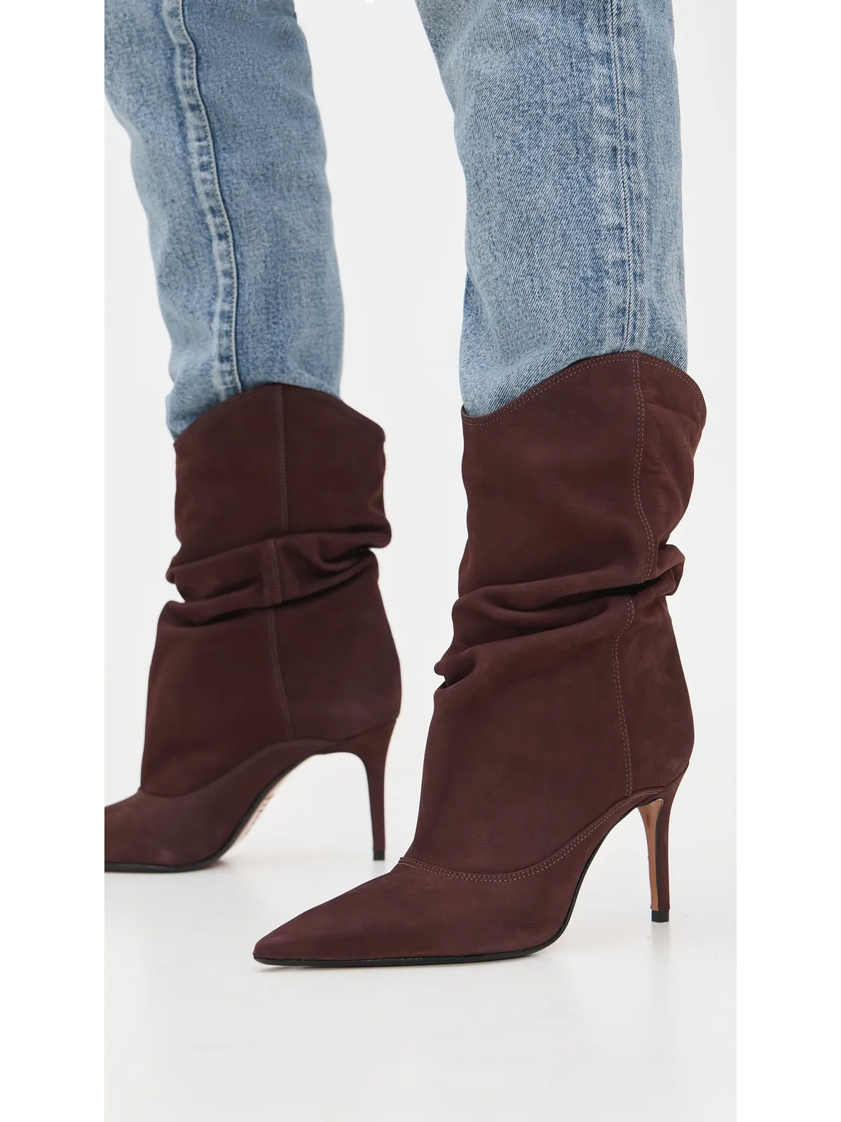 Schutz Maryana Slouch Boots Root Brown - 画像3